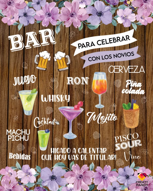 Cartel Bar Lila
