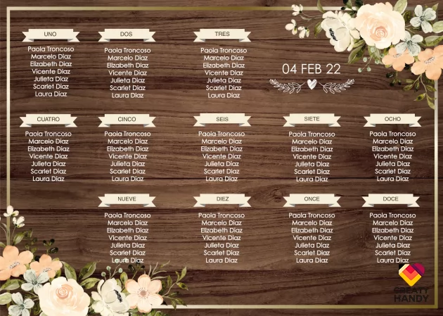 Damasco Horizontal Mesas