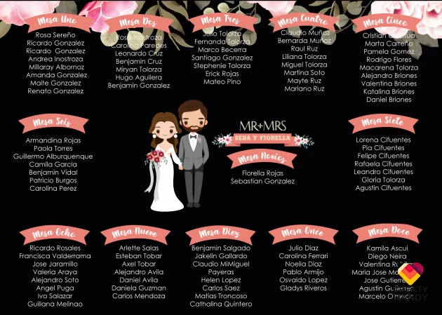 Rosas Mesas Horizontal