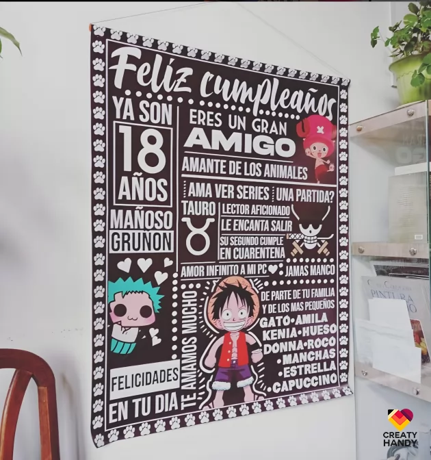 Cartel Personalizado CumpleaÑos