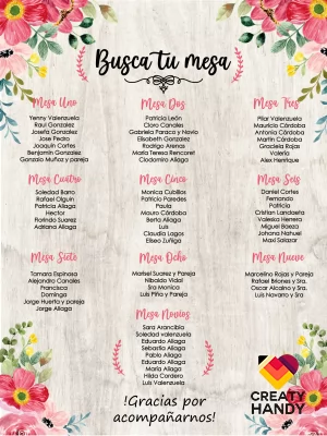 BODAS PLATA MESAS