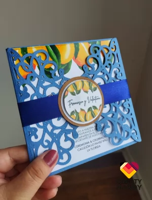 Parte de matrimonio cuadrado
