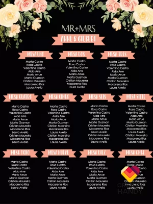 ROSAS AMARILLAS MESAS