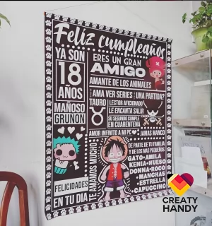 CARTEL PERSONALIZADO CUMPLEAÑOS