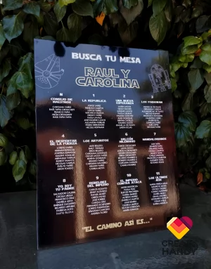 Cartel guerra de las galaxias