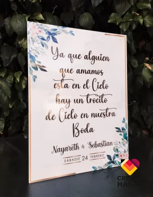 un pedacito de cielo en nuestra boda